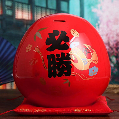 Big Daruma Doll Piggy Bank