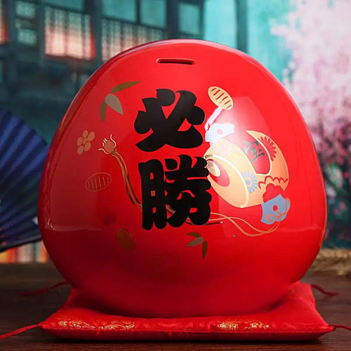 Big Daruma Doll Piggy Bank