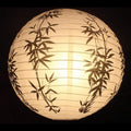 Black Bamboo Japanese Lamp