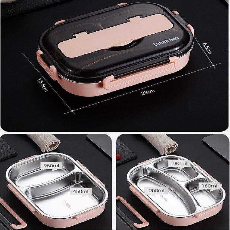 Modern Portable Stainless Steel Japanese Bento Box