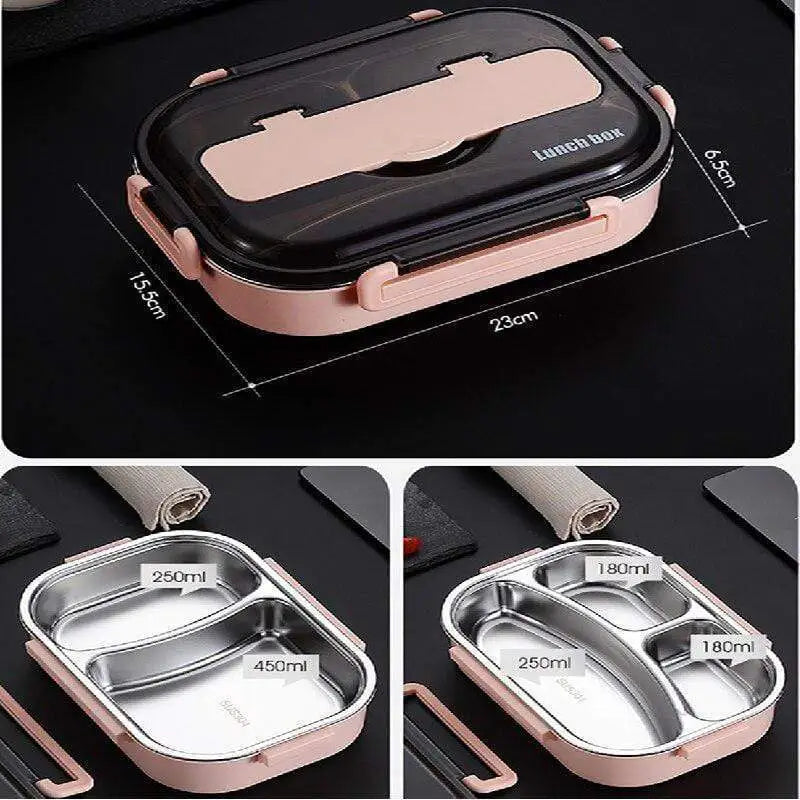 Modern Portable Stainless Steel Japanese Bento Box