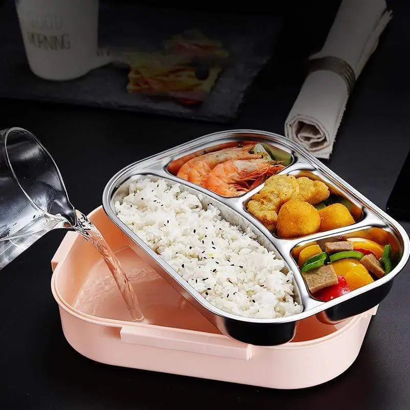 Modern Portable Stainless Steel Japanese Bento Box