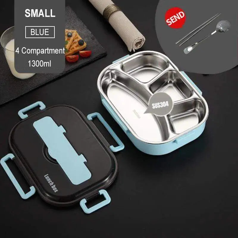 Modern Portable Stainless Steel Japanese Bento Box