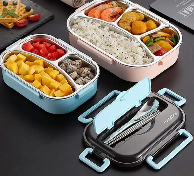 Modern Portable Stainless Steel Japanese Bento Box